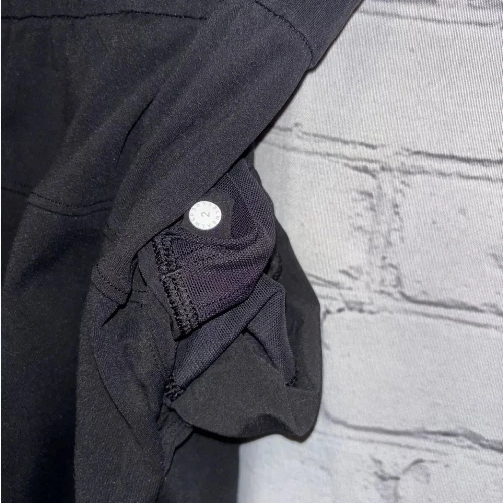 Lululemon Pants Womens Size 2 Black OnThe Fly Full On Luxtreme Pull On Athletic